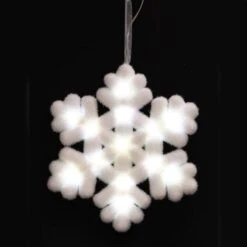 AUTOUR DE MINUIT Suspension Flocon Lumineux - A Pile