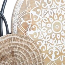 Déco Murale Fer, Sapin Et MDF 98x50 Cm - Multicolore 5 Déco Murale Fer, Sapin Et MDF 98x50 Cm - Multicolore -Décor Soldes Boutique deco murale fer sapin et mdf 98x50 cm multicolore 3560233814289 752708