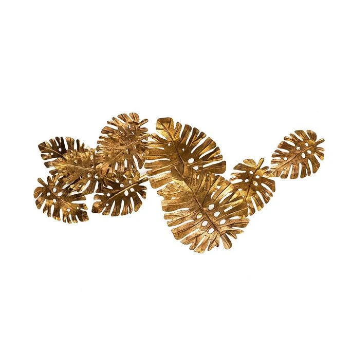 Décor Mural Métal Doré Vinala L 50 X H 100 X P 27 Cm 2 Décor Mural Métal Doré Vinala L 50 X H 100 X P 27 Cm – Image 2