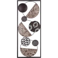 Décor Soldes Boutique 7 Décoration Murale En Métal Ethnic - 25 X 61 Cm